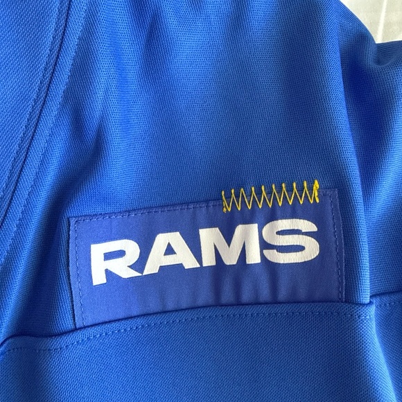 NFL Blue and Yellow Rams Jersey - Picture 6 of 7